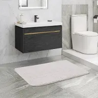 Unyqoos Zachte Antislip Badmat met Hoog Absorptievermogen en Verschillende Kleuropties voor Stijlvolle Badkamers