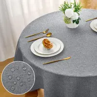 Unyqoos Stijlvol en Weerbestendig Ronde Tafelkleed voor Binnen en Buiten, 180 cm Diameter