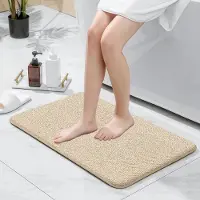 Unyqoos Zachte en Absorberende Badmat met Antislip en Wasbare Eigenschappen
