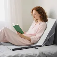 Unyqoos Orthopedisch wigkussen met verstelbare hoogte voor comfort en ondersteuning