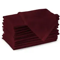 Unyqoos Stijlvolle Katoenen Servetten Set van 12 voor Elke Gelegenheid, 43 x 43 cm, Gemakkelijk Wasbaar
