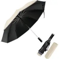 Unyqoos Compacte omgekeerde stormparaplu met zaklamp en automatisch systeem