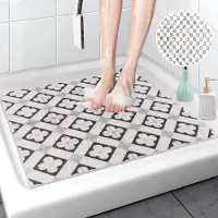 Unyqoos Antislip Douchemat van Luffa en PVC voor Badkamer en Keuken