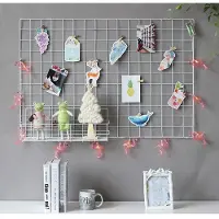 Unyqoos Veelzijdige Decoratieve Wandroosters voor Foto's en Memo's, 65 cm x 45 cm, Set van 2