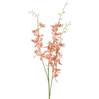 Mica Decorations Kunstbloem Orchidee Floristic - H95 cm - roze - kunststof - stelen kunstbloemen - boeket - kleine bloemetjes