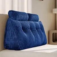 Unyqoos Rugkussen en Wigkussen voor Comfortabel Lezen en Ontspanning in Bed of Bank