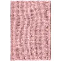 Unyqoos Zachte Chenille Antislip Badmat voor Badkamer en Douche, Roze, 50 x 80 cm