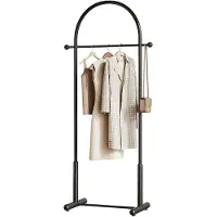 Unyqoos Stijlvol en stevig metalen kledingrek met boogdesign voor diverse ruimtes