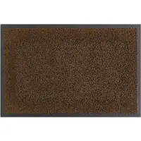 Unyqoos Bruine antislip deurmat voor binnen en overdekte buitenruimtes 40 x 60 cm