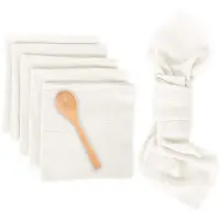 Unyqoos Elegante Katoenen Tafellinnen Set met Franje voor Feestelijke Gelegenheden en Dagelijks Gebruik