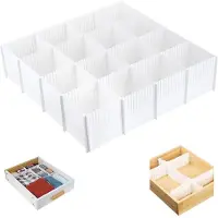 Unyqoos Lade Organizer Systeem Set van 10 Verstelbare Scheidingswanden voor Efficiënte Opbergruimte Optimalisatie