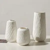 Unyqoos Set van drie stijlvolle keramische vazen voor moderne interieurdecoratie