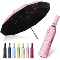 Unyqoos Compacte en stormbestendige paraplu met automatische bediening en UV-bescherming