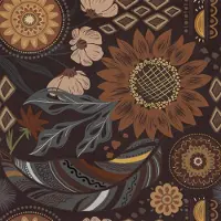 Unyqoos Zelfklevende Retro Bloemen Meubelfolie voor Woondecoratie - 44 cm x 3 m