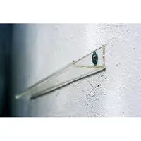 Unyqoos Transparant acryl wandrek voor foto's en platen van 33 cm breed