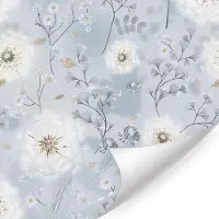 Unyqoos Zelfklevend bloemenbehang met paardenbloemen voor unieke wanddecoratie