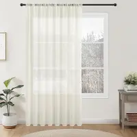 Unyqoos Elegante semi-transparante witte gordijnen voor sfeervolle raamdecoratie