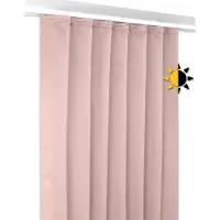 Unyqoos Stijlvol Verduisteringsgordijn met Plooiband, Geluiddempend en Warmte-isolerend, Diverse Kleuren en Maten Beschikbaar