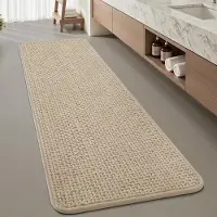 Unyqoos Zachte en Absorberende Chenille Badmat met Antislip en Wasbaar Ontwerp