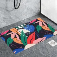 Unyqoos Veilige en Wasbare Antislip Douchemat met Luffa-Structuur voor Comfort