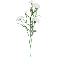 Mica Decorations Kunstbloem Anjer Floristic - H71 cm - wit - kunststof - stelen kunstbloemen - boeket - witn bloemetjes