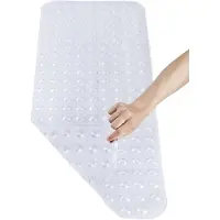 Unyqoos Veilige en Comfortabele Antislip Badmat met Zuignappen en Waterafvoer
