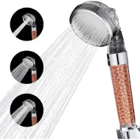 Unyqoos Douchekop met hoge druk filtraties handdouche, waterbesparende douchekop met 3 uitlaatmodi voor badkamer met hard of zacht water