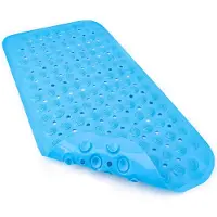 Unyqoos Veilige en comfortabele antislip badmat met zuignappen voor bad en douche