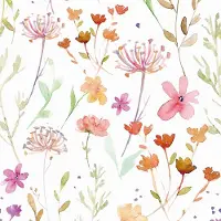 Unyqoos Zelfklevend en waterdicht bloemenbehang voor een romantische vintage uitstraling