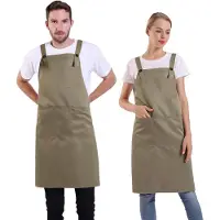 Unyqoos Verstelbaar keukenschort met tas en comfortabele pasvorm in diverse kleuren