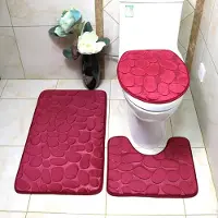Unyqoos Superzachte Antislip Bad- en Toiletmat Set van 2 met Ademend Memory Foam