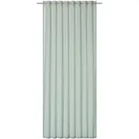Unyqoos Mintkleurig gordijn met linnenlook en verborgen lussen 255x140 cm