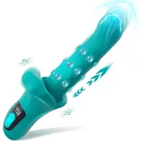 Unyqoos Dildo Vibrator met 9 Modi voor G-punt en Clitoris Stimulatie, Geschikt voor Koppels