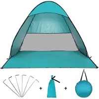 Unyqoos Instant Pop-Up Strandtent voor Familiepicknick en Camping met UV-bescherming