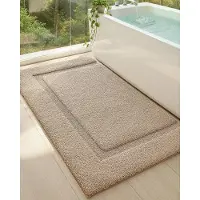Unyqoos Zachte en waterabsorberende badmat voor veilig en comfortabel gebruik