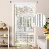 Unyqoos Stijlvol Draadgordijn voor Insectenbescherming en Ruimteverdeling in Huis en Tuin 90 x 200 cm