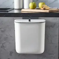 Unyqoos Stijlvolle en Waterbestendige Keukenafvalbak voor Wandmontage - 10 Liter Hangende Compostbak