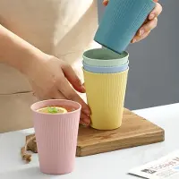 Unyqoos Set van 10 kleurrijke en onbreekbare drinkbekers voor veelzijdig gebruik