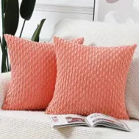 Unyqoos Stijlvolle Set van 2 Decoratieve Boho Gestreepte Kussenhoezen voor Slaapkamer en Bank, 50 x 50 cm