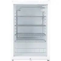 Husky KK111-WH-NL-HU - Koelkast Tafelmodel - Dranken Koelkast - Barkoelkast - Met Glazen Deur - 130 Liter - 40dB - Wit