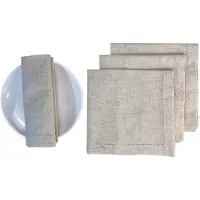 Unyqoos Elegante Stoffen Servetten Set van 6 voor Tafeldecoratie bij Feestelijke Gelegenheden