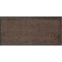 Unyqoos Wasbare bruine deurmat voor binnen en buiten, en antislip, bruin, 35*75 cm