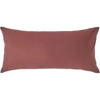 Unyqoos Bruine kussensloop met ritssluiting in 100% Egyptisch katoen voor ultiem comfort