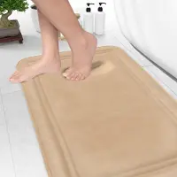 Unyqoos Zachte en antislip badmat van traagschuim voor veilige badkamerervaring