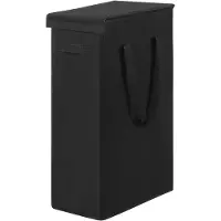 Unyqoos Stijlvolle en Ruimtebesparende Wasmand voor Strakke Opbergruimtes, 60 Liter Capaciteit