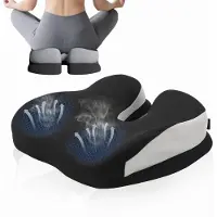 Unyqoos Ergonomisch Orthopedisch Zitkussen voor Langdurig Comfort en Ondersteuning
