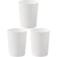 Unyqoos Stijlvolle en compacte prullenbakset voor badkamer, keuken en kantoor