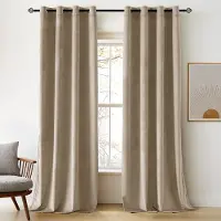 Unyqoos Elegant Fluwelen Verduisteringsgordijnen met Luxe Glans voor Stijlvolle Interieurs, Geluidsisolatie en Privacy