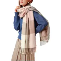 Unyqoos Ruime en Zachte Oversized Sjaal voor Dames als Schouderdoek of Poncho