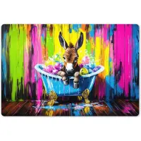 Unyqoos Set van 6 wasbare placemats met unieke fotoprint voor eettafel